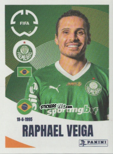 Figurina Raphael Veiga - FIFA Club World Cup 2025
 n. 14 - Panini