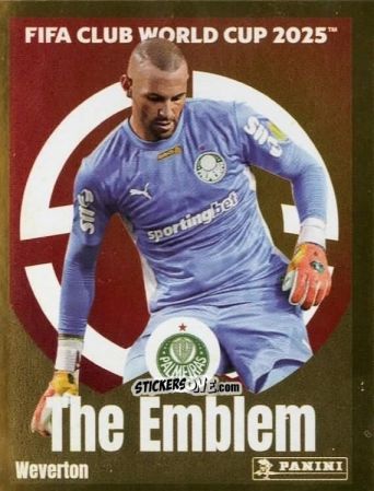 Figurina Weverton (The Emblem) - FIFA Club World Cup 2025
 n. 16 - Panini