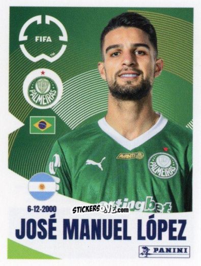 Figurina José Manuel López - FIFA Club World Cup 2025
 n. 20 - Panini