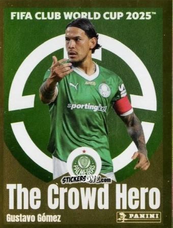 Figurina Gustavo Gómez (The Crowd Hero) - FIFA Club World Cup 2025
 n. 22 - Panini