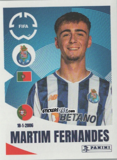 Cromo Martim Fernandes - FIFA Club World Cup 2025
 n. 27 - Panini