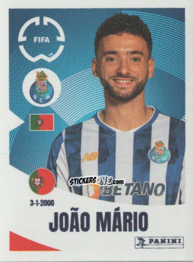 Cromo João Mário - FIFA Club World Cup 2025
 n. 28 - Panini
