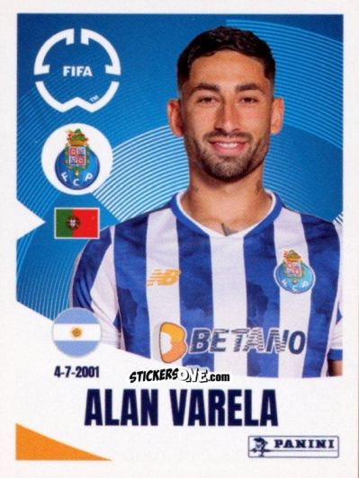 Cromo Alan Varela - FIFA Club World Cup 2025
 n. 31 - Panini
