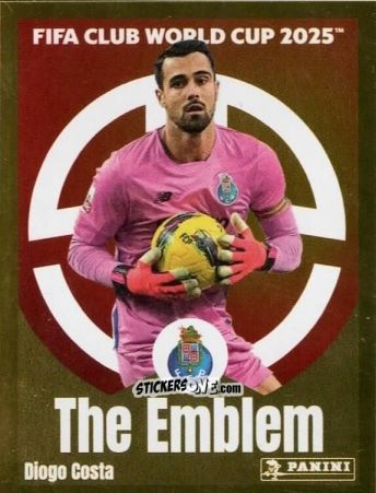 Cromo Diogo Costa (The Emblem) - FIFA Club World Cup 2025
 n. 34 - Panini