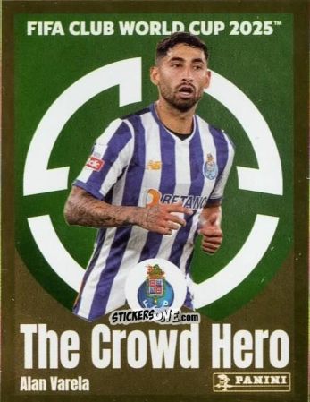 Cromo Alan Varela (The Crowd Hero) - FIFA Club World Cup 2025
 n. 40 - Panini