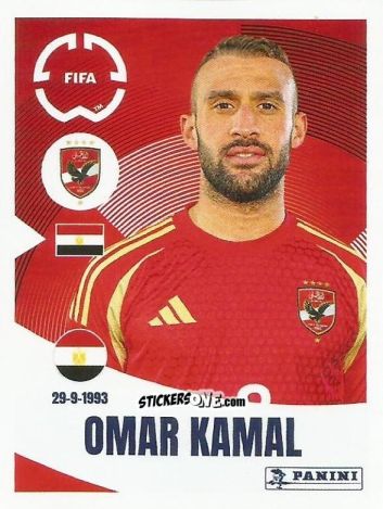 Sticker Omar Kamal - FIFA Club World Cup 2025
 n. 47 - Panini