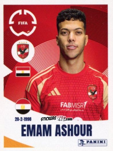 Sticker Emam Ashour - FIFA Club World Cup 2025
 n. 48 - Panini
