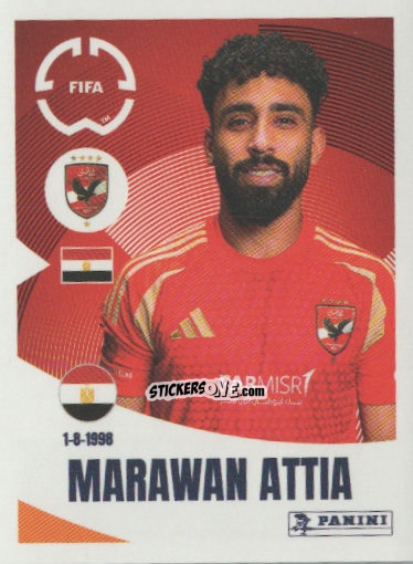 Sticker Marawan Attia - FIFA Club World Cup 2025
 n. 49 - Panini