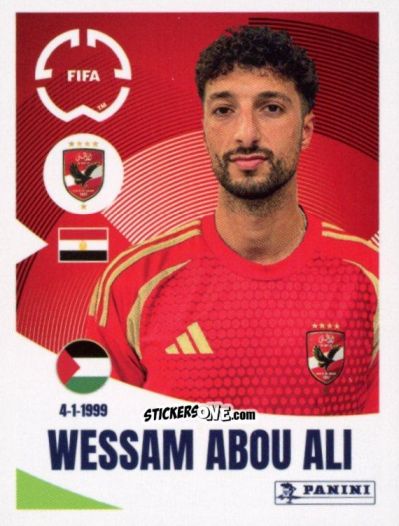 Sticker Wessam Abou Ali - FIFA Club World Cup 2025
 n. 54 - Panini