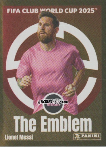 Cromo Lionel Messi (The Emblem) - FIFA Club World Cup 2025
 n. 59 - Panini