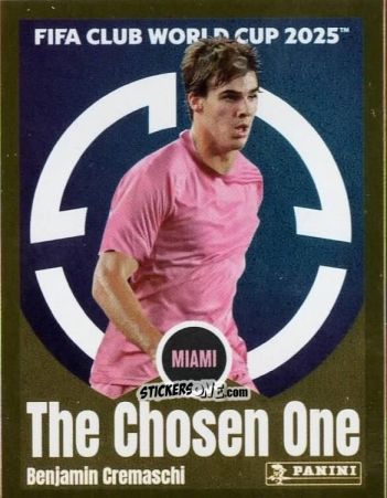 Sticker Benja Cremaschi (The Chosen One) - FIFA Club World Cup 2025
 n. 60 - Panini