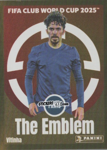 Cromo Vitinha (The Emblem) - FIFA Club World Cup 2025
 n. 73 - Panini