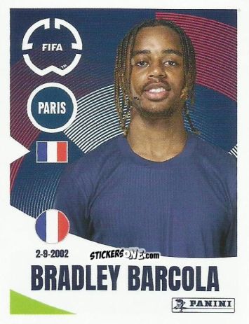 Sticker Bradley Barcola - FIFA Club World Cup 2025
 n. 75 - Panini