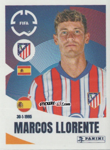 Sticker Marcos Llorente - FIFA Club World Cup 2025
 n. 88 - Panini