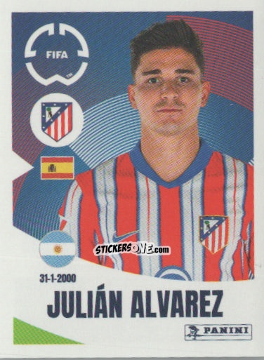 Cromo Julián Alvarez - FIFA Club World Cup 2025
 n. 90 - Panini