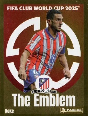 Cromo Koke (The Emblem) - FIFA Club World Cup 2025
 n. 91 - Panini