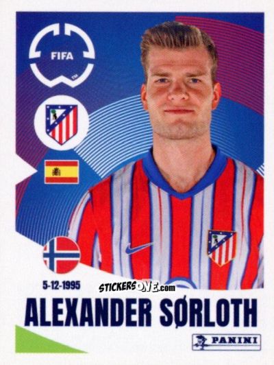 Figurina Alexander Sørloth - FIFA Club World Cup 2025
 n. 95 - Panini