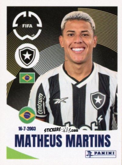 Cromo Matheus Martins - FIFA Club World Cup 2025
 n. 114 - Panini
