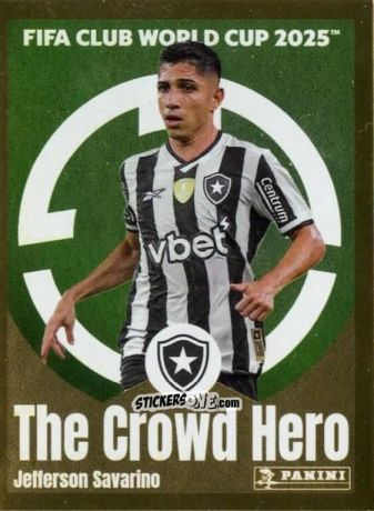 Cromo Jefferson Savarino (The Crowd Hero) - FIFA Club World Cup 2025
 n. 115 - Panini