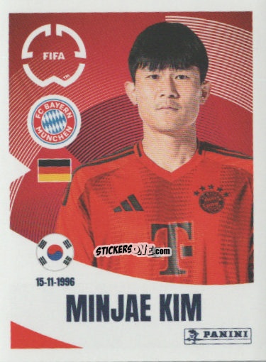 Sticker Min-jae Kim - FIFA Club World Cup 2025
 n. 123 - Panini