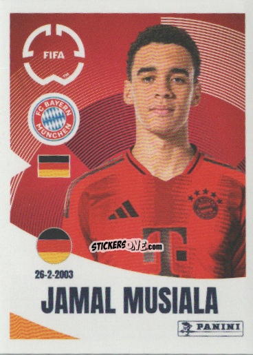 Cromo Jamal Musiala - FIFA Club World Cup 2025
 n. 125 - Panini