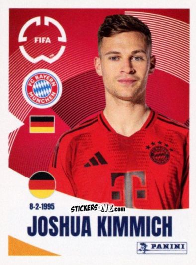 Cromo Joshua Kimmich - FIFA Club World Cup 2025
 n. 126 - Panini
