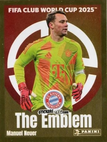 Cromo Manuel Neuer (The Emblem) - FIFA Club World Cup 2025
 n. 130 - Panini