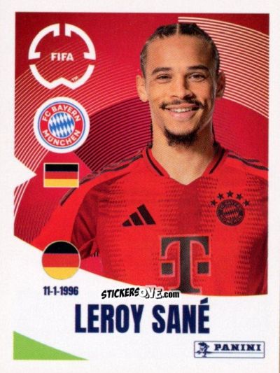 Figurina Leroy Sané - FIFA Club World Cup 2025
 n. 131 - Panini