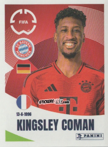 Sticker Kingsley Coman - FIFA Club World Cup 2025
 n. 135 - Panini