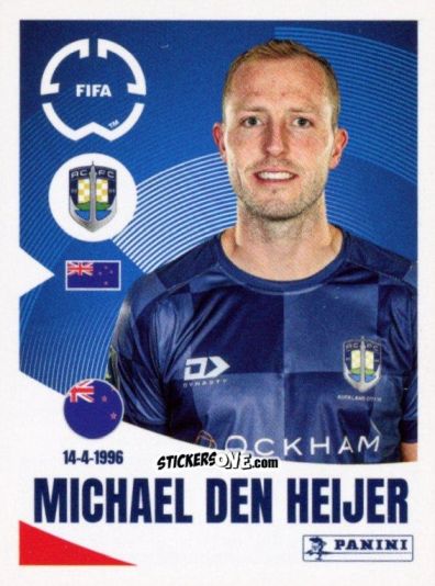Sticker Michael den Heijer - FIFA Club World Cup 2025
 n. 142 - Panini