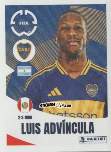 Figurina Luis Advíncula - FIFA Club World Cup 2025
 n. 159 - Panini