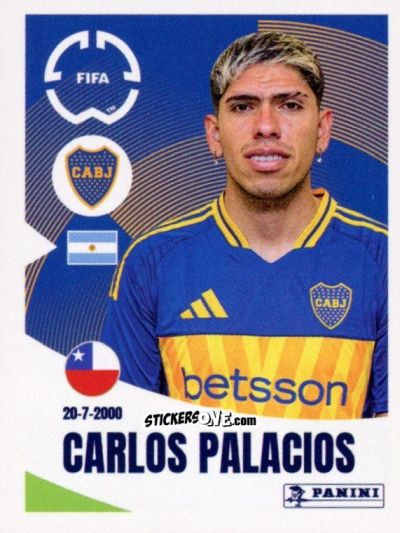 Sticker Carlos Palacios - FIFA Club World Cup 2025
 n. 164 - Panini