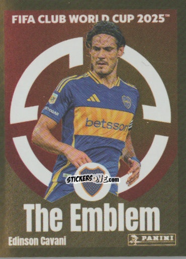 Cromo Edinson Cavani (The Emblem) - FIFA Club World Cup 2025
 n. 166 - Panini
