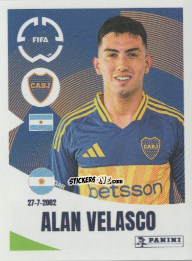 Figurina Alan Velasco - FIFA Club World Cup 2025
 n. 167 - Panini