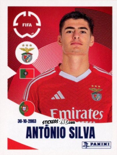 Sticker António Silva - FIFA Club World Cup 2025
 n. 175 - Panini
