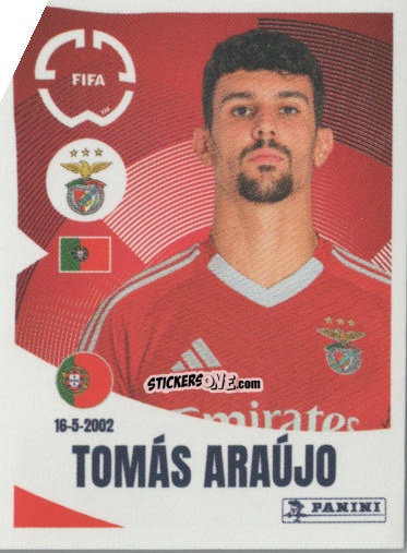 Cromo Tomás Araújo - FIFA Club World Cup 2025
 n. 176 - Panini