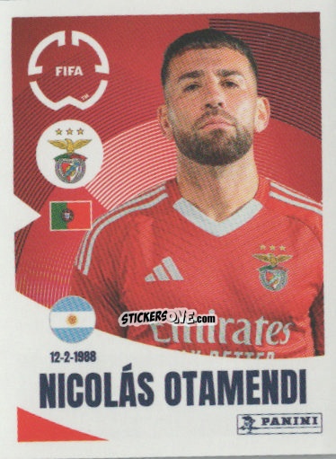 Figurina Nicolás Otamendi - FIFA Club World Cup 2025
 n. 178 - Panini