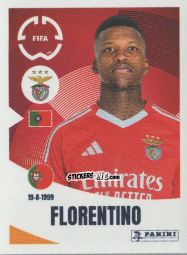Cromo Florentino Luís - FIFA Club World Cup 2025
 n. 182 - Panini