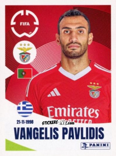 Cromo Vangelis Pavlidis - FIFA Club World Cup 2025
 n. 185 - Panini