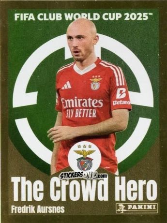 Cromo Fredrik Aursnes (The Crowd Hero) - FIFA Club World Cup 2025
 n. 190 - Panini
