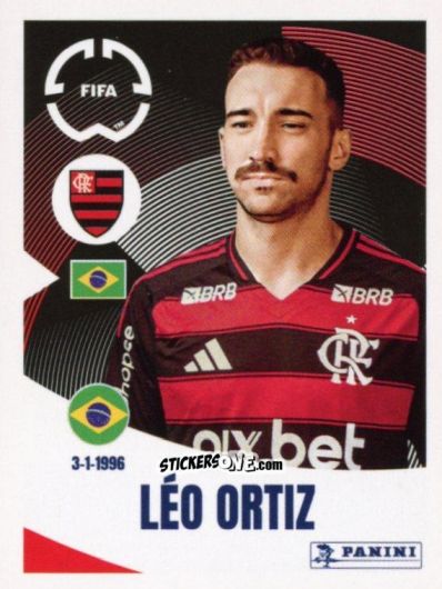 Cromo Léo Ortiz - FIFA Club World Cup 2025
 n. 193 - Panini