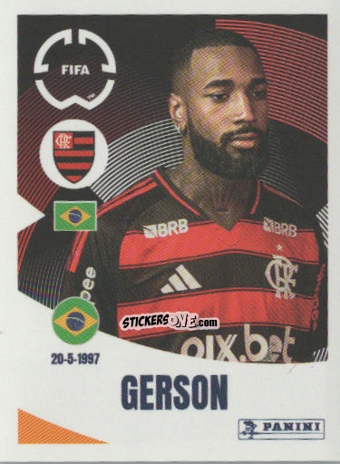Figurina Gerson - FIFA Club World Cup 2025
 n. 200 - Panini