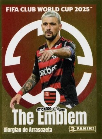 Cromo Giorgian De Arrascaeta (The Emblem) - FIFA Club World Cup 2025
 n. 202 - Panini
