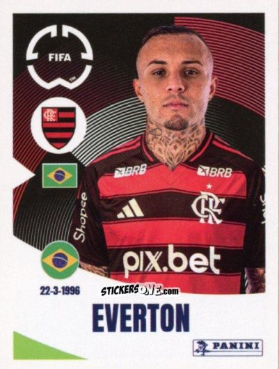Cromo Everton - FIFA Club World Cup 2025
 n. 206 - Panini