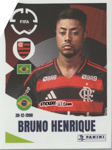 Cromo Bruno Henrique - FIFA Club World Cup 2025
 n. 207 - Panini
