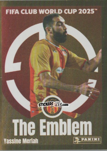 Cromo Yassine Meriah (The Emblem) - FIFA Club World Cup 2025
 n. 220 - Panini