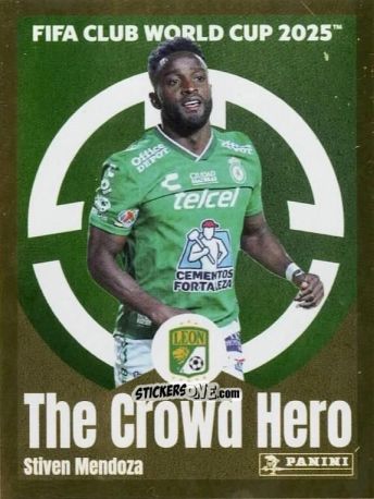 Sticker Stiven Mendoza (The Crowd Hero) - FIFA Club World Cup 2025
 n. 262 - Panini