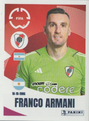 Sticker Franco Armani - FIFA Club World Cup 2025
 n. 264 - Panini