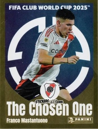 Sticker Franco Mastantuono (The Chosen One) - FIFA Club World Cup 2025
 n. 277 - Panini