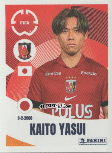 Sticker Kaito Yasui - FIFA Club World Cup 2025
 n. 289 - Panini